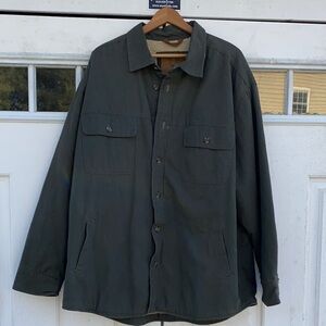 Outdoor Life Men’s 100% Durable Cotton Jacket/Shirt-Fleece Sherpa Lining XXL